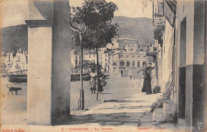 Postales: CADAQU&Eacute;S (GERONA).- SAS BOLTAS - Foto 1