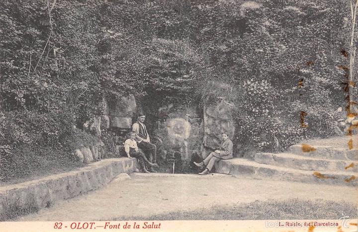 Postales: OLOT (GERONA).- FONT DE LA SALUT - Foto 1