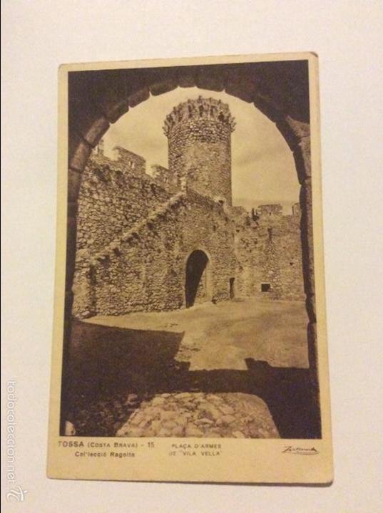 Postales: Tossa pla&ccedil;a darmes col.leccio Ragolta - zerkowitz - sin circular - Foto 1