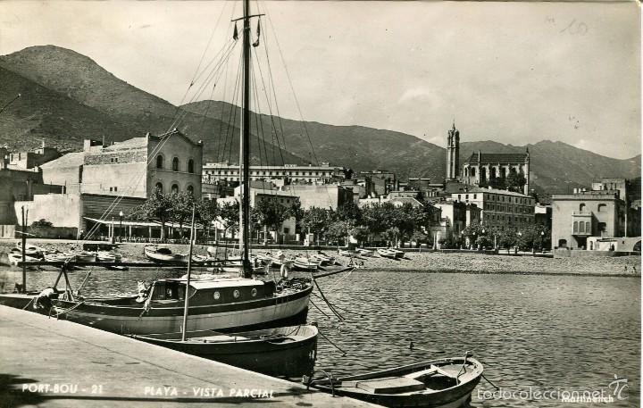 Postales: PORT-BOU-21-PLAYA VISTA PARCIAL- MARTINENCH-RARA