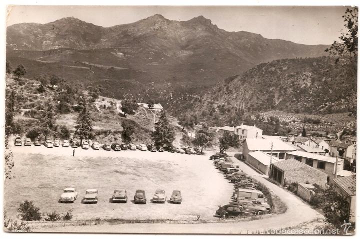 Postales: Le Perthus. Aparcamiento de autom&oacute;viles