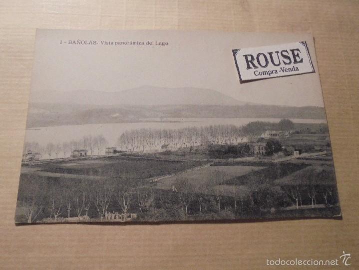 Postkarten: 1 .- BA&Ntilde;OLAS . VISTA PANOR&Aacute;MICA DEL LAGO - 14X9 CM.