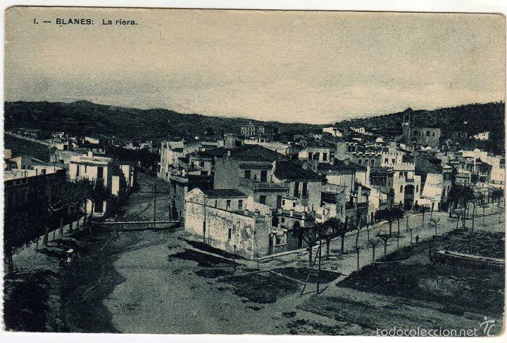 Postales: PRFECIOSA POSTAL - BLANES (GIRONA) - LA RIERA - Foto 1
