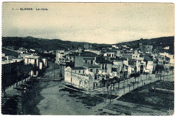 Postales: PRECIOSA POSTAL - BLANES (GIRONA) - LA RIERA - Foto 1