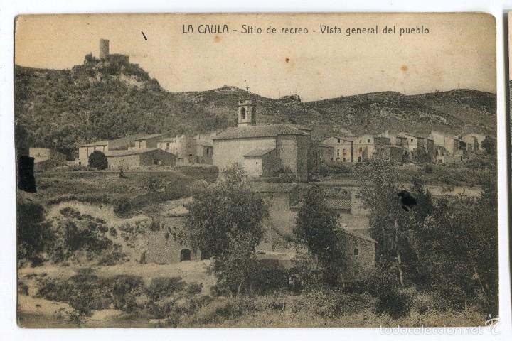 Postcards: a00899 LES ESCAULES la caula - sitio de recreo vista general del pueblo - trayter - Escaules