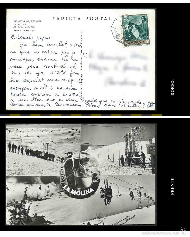 Postales: Pirineos Orientales. La Molina. Alt.1.500 - 2.400 mts. Serie I. Num.1402