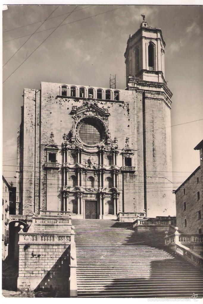 Postales: POSTAL DE GERONA: LA CATEDRAL - Foto 1