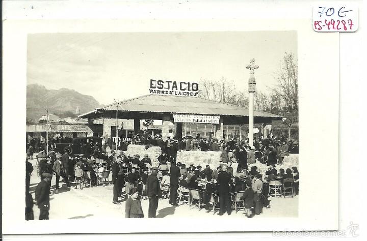 Postcards: (PS-49287)POSTAL FOTOGRAFICA DE ESPARRAGUERA-INAGURACION ESTACION PARADA DE LA CREU