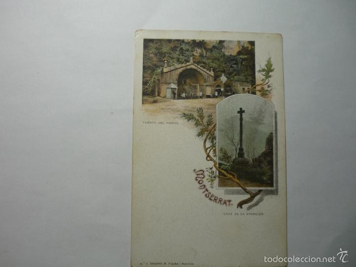 Postales: postal montserrat .-lit.pujadas -union postal bb