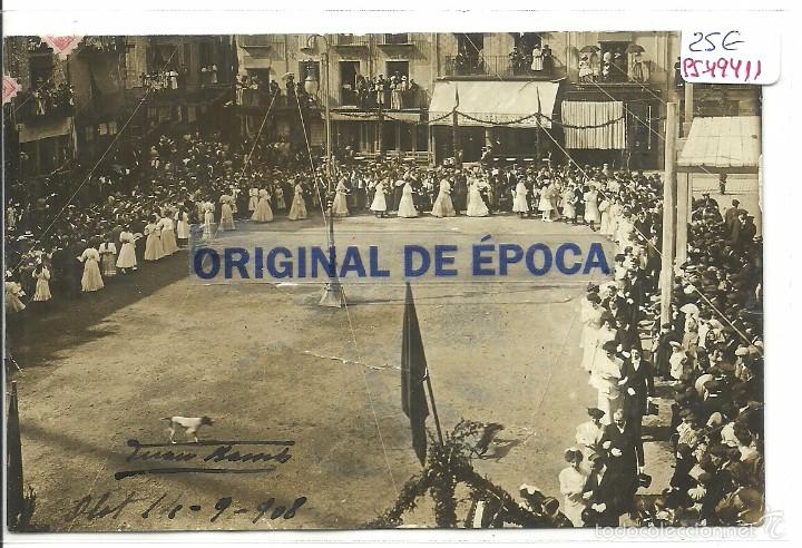 Postkarten: (PS-49411)POSTAL FOTOGRAFICA DE OLOT-FIESTAS 1908