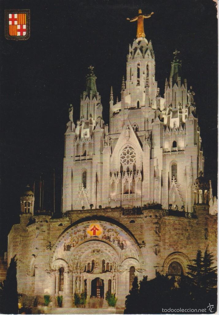 Postales: (200) BARCELONA. TEMPLO EXPIATORIO ... SIN CIRCULAR - Foto 1