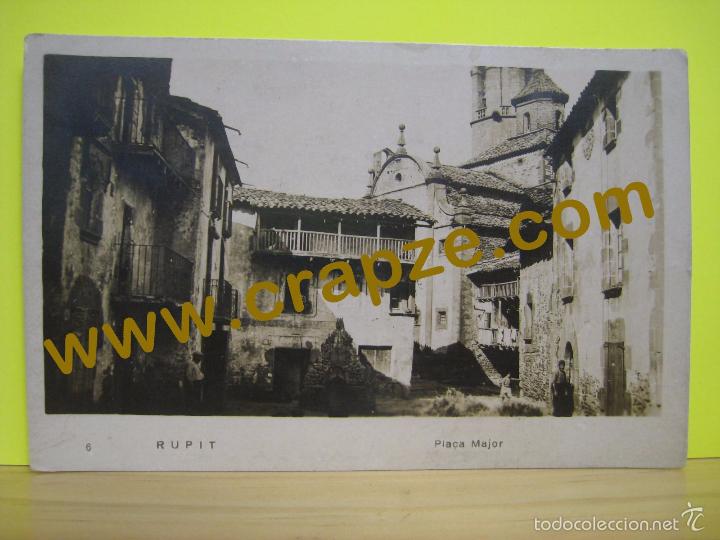 Postales: RUPIT: PLA&Ccedil;A MAJOR - POSTAL ORIGINAL - Foto 1