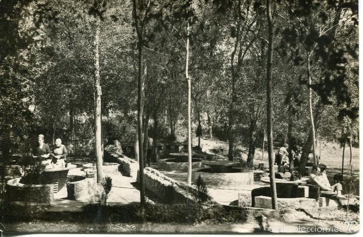 Postales: ARENYS DE MUNT-MESAS DE LA FUENTE DE SAN JORGE-