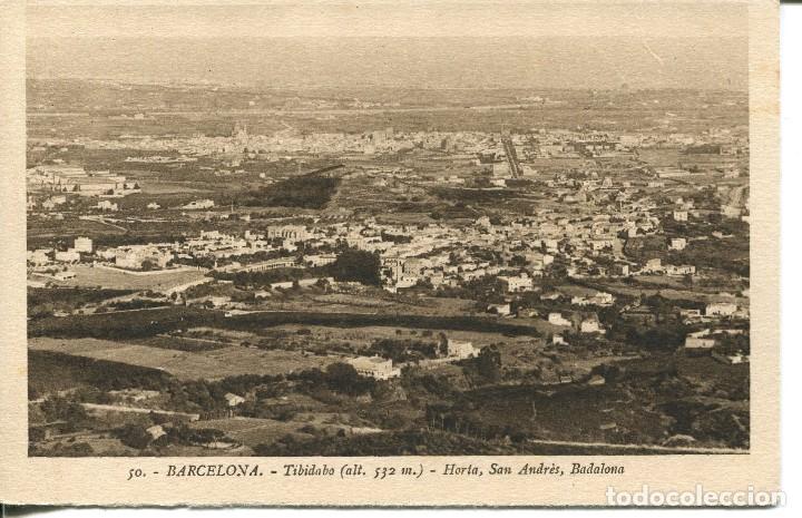 Postales: SAN ANDRES DE PALOMAR-HORTA BADALONA-VISTA DESDE EL TIBIDABO-ROISIN-MUY RARA