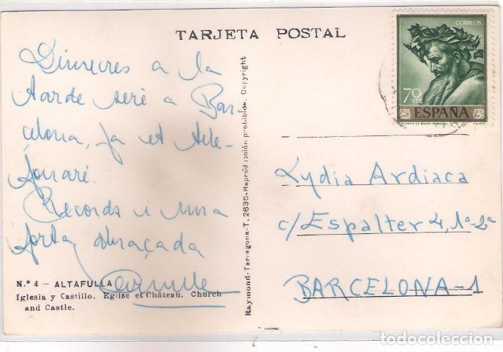 Postales: POSTAL DE ALTAFULLA ,IGLESIA Y CASTILLO . - Foto 2