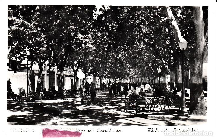Postales: POSTAL FOTOGR&Aacute;FICA VENDRELL - PASEO DEL GENERAL&Iacute;SIMO FOT. GASSO  EDIT. JORNET