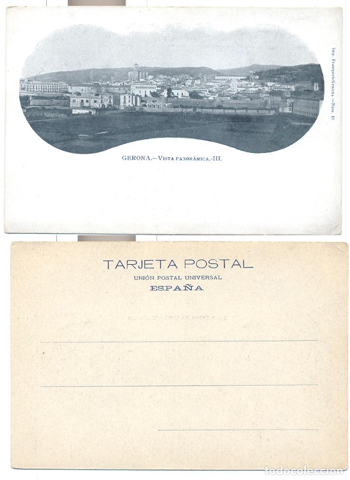Postales: GERONA.- VISTA PANORAMICA III.- IMP. FRANQUET.