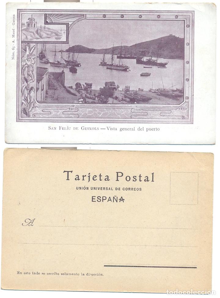 Postales: SAN FELIU DE GUIXOLS. VISTA GENERAL DEL PUERTO.