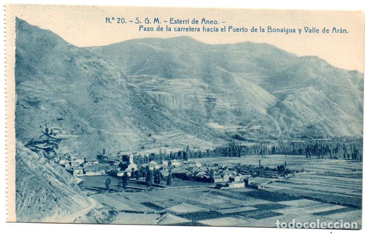 Postales: PS6879 ESTERRI DE ANEO 'PASO DE LA CARRETERA HACIA EL PUERTO DE LA BONAIGUA Y VALLE DE AR&Aacute;N'