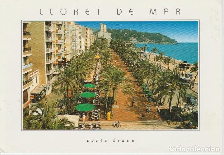 Postales: (1675) LLORET DE MAR. PASEO Y PLAYA - Foto 1