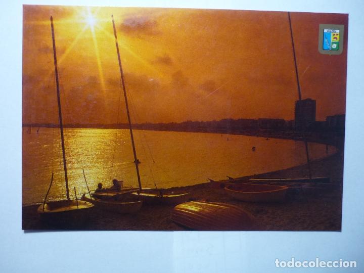 Postales: postal salou - puesta de sol - Foto 1