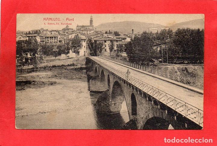 Postales: manlleu. pont. roisin - Foto 1