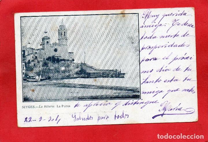 Postales: sitges. la ribera: la punta - Foto 1