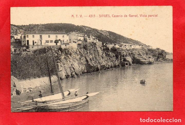 Postales: sitges. atv 4313 caser&iacute;o de garraf - Foto 1
