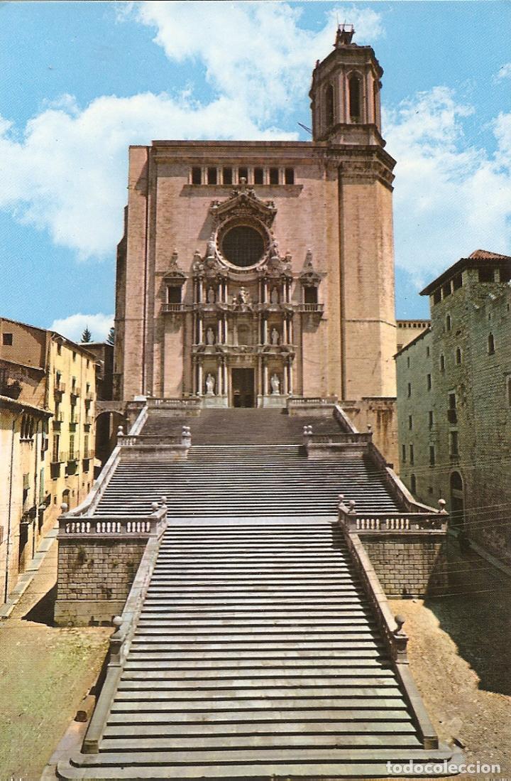 Postales: POSTAL, GERONA, LA CATEDRAL, SIN CIRCULAR - Foto 1