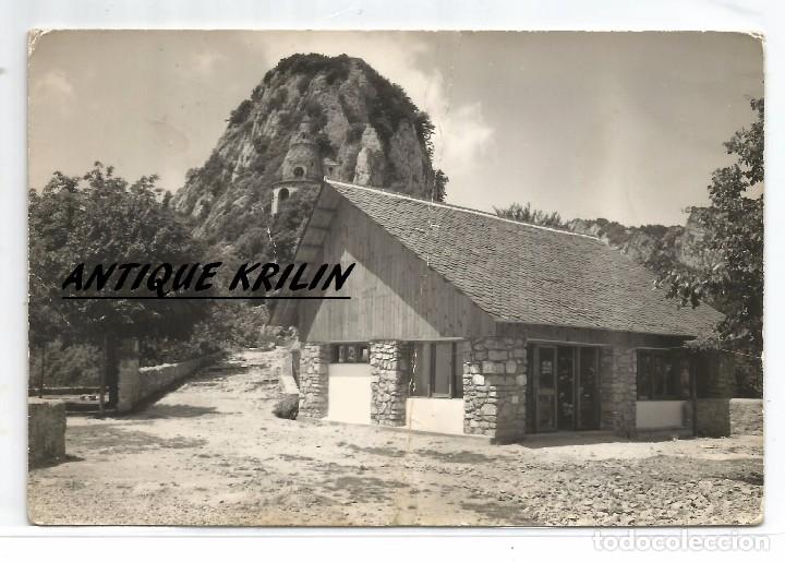 Postales: BERGA / QUERALT / ESTACIO DEL FUNICULAR / FOTO DESEURAS / SIN FRANQUEAR PERO ESCRITA DORSO