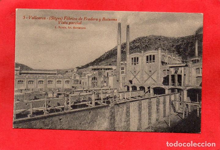 Postales: sitges. vallcarca. 5 fabrica fradera - Foto 1