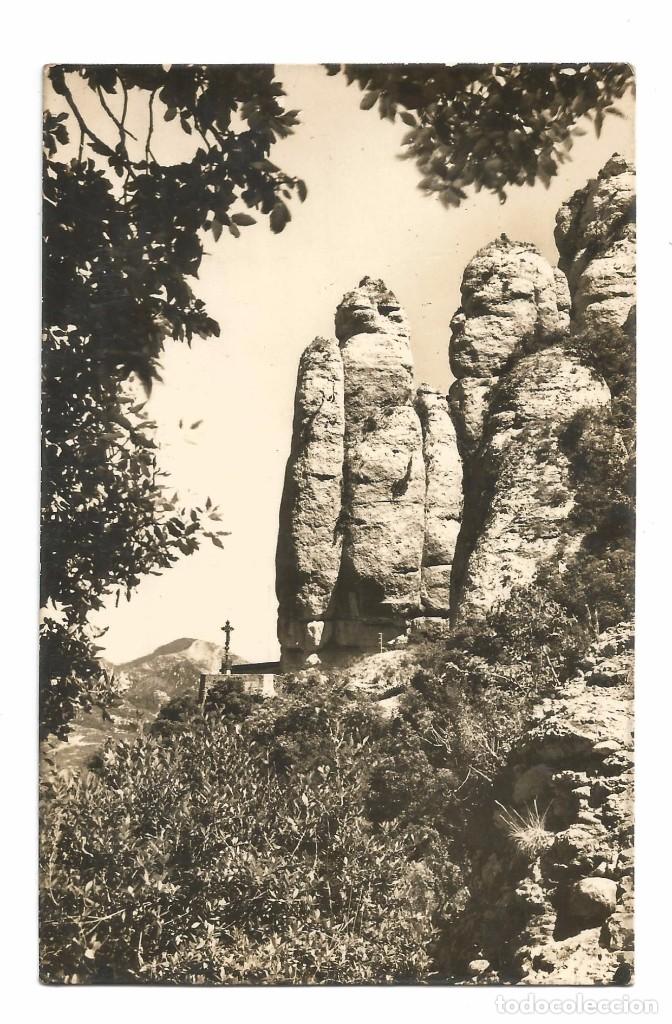 Postales: MONTSERRAT N&ordm; 161 .- PE&Ntilde;ASCOS JUNTO AL 5&ordm; MISTERIO DE DOLOR