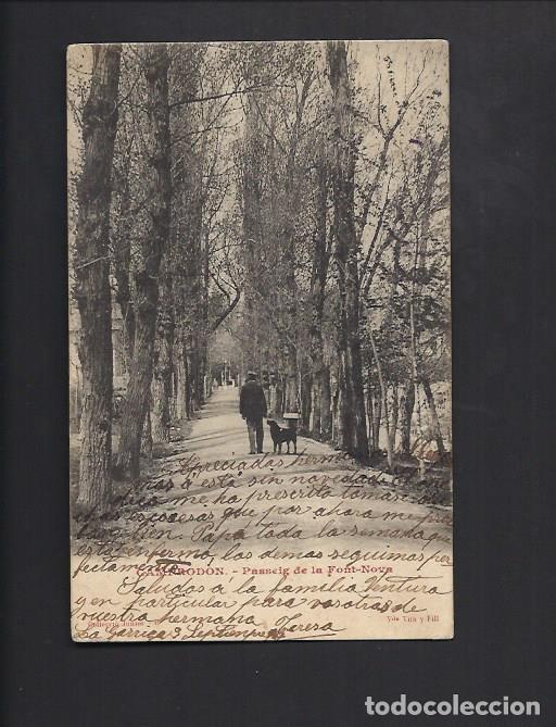 Postales: Camprod&oacute;n. Passeig de la Font Nova. - Foto 1
