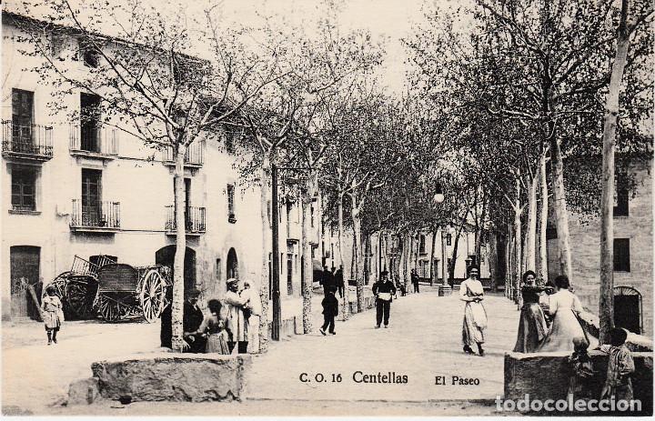 Postales: POSTAL CENTELLAS - CENTELLES - EL PASEO C.O. NUM 16 - Foto 1