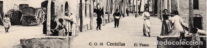 Postales: POSTAL CENTELLAS - CENTELLES - EL PASEO C.O. NUM 16 - Foto 2