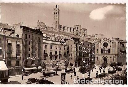 Cartes Postales: ANTIGUA POSTAL 28 LERIDA PLAZA DE ESPA&Ntilde;A Y LA SEO EDICIONES GARCIA GARRABELLA
