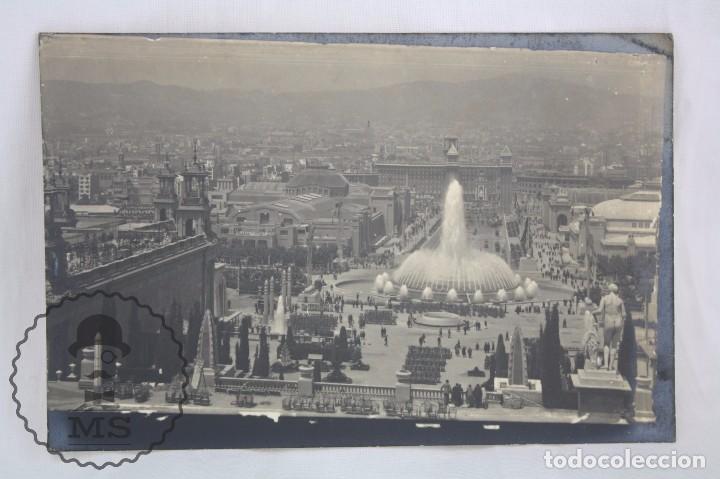 Postkarten: Antigua Postal Fotogr&aacute;fica / Fotograf&iacute;a - Exposici&oacute;n Barcelona, A&ntilde;o 1931. Fuente Monumental