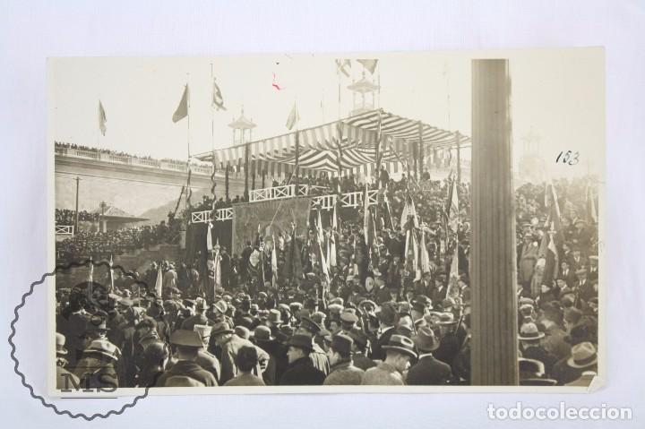 Postcards: Antigua Postal Fotogr&aacute;fica - Inauguraci&oacute;n Exposici&oacute;n Universal A&ntilde;o 1929 - Reyes de Espa&ntilde;a