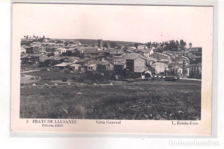 Postais: POSTAL DE PRATS DE LLUSAN&Eacute;S ,VISTA GENERAL .