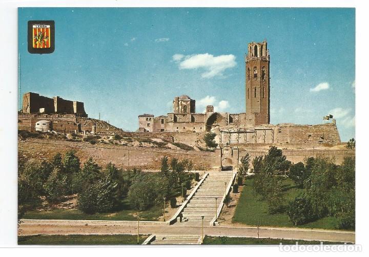 Postales: LERIDA .- SEO ANTIGUA Y PLAZA VICTORIA .- ESCUDO DE ORO N&ordm; 1376