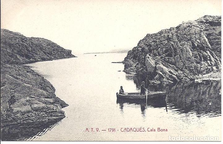 Postales: PS4554 CADAQU&Eacute;S CALA BONA. A.T.V. SIN CIRCULAR - Foto 1