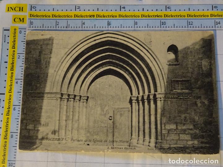 Postkarten: POSTAL DE GERONA. SIGLO XIX - 1905. PUIGCERD&Aacute;, PORTADA DE LA IGLESIA DE SANTA MAR&Iacute;A. 5 BERTRAN. 277