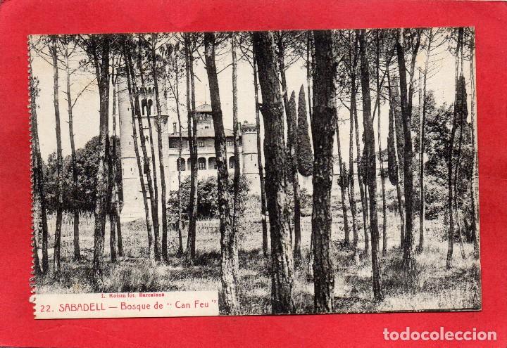 Postales: sabadell. 22 bosque de can feu. roisin - Foto 1