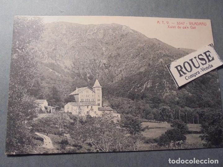 Postcards: A.T.V. - 3347 - VILADR&Aacute;U XALET DE CA'N GAT - - POSTAL CIRCULADA - 14X9 CM.