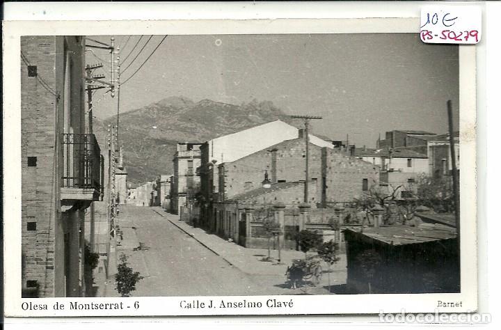 Postales: (PS-50279)POSTAL DE OLESA DE MONTSERRAT-CALLE J.ANSELMO CLAVE