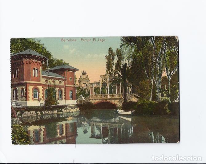 Postales: Barcelona. Parque El Lago - Foto 1