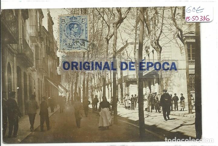 Postcards: (PS-50316)POSTAL FOTOGRAFICA DE MATARO-RAMBLA MENDIZABAL