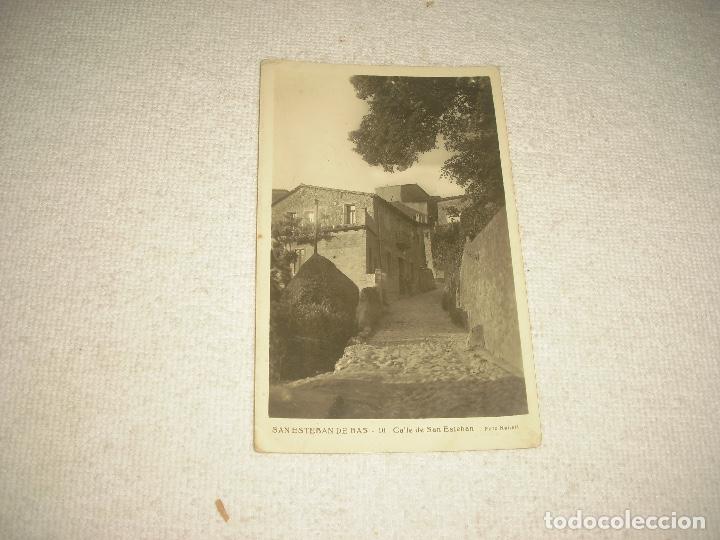 Postales: SAN ESTEBAN DE BAS 10 . CALLE DE SAN ESTEBAN . FOTO NONELL . ESCRITA PERO NO CIRCULADA