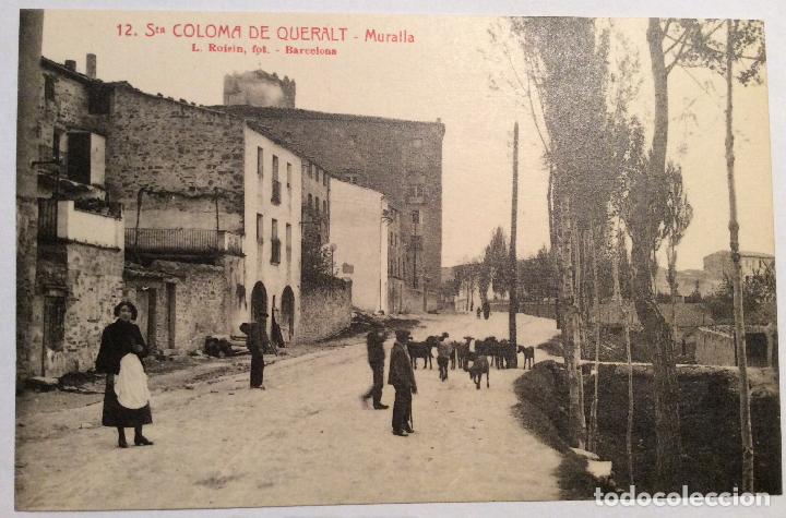 Cartoline: 12. Sta COLOMA DE QUERALT. MURALLA. (L. ROISIN).
