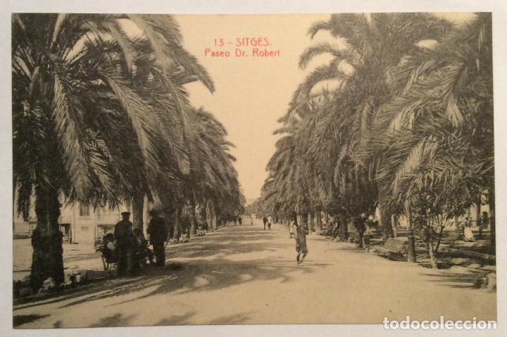 Postales: 13. SITGES. PASEO DR. ROBERT. (THOMAS). - Foto 1